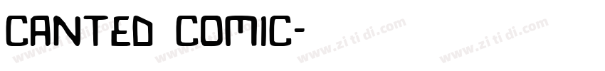 Canted Comic字体转换